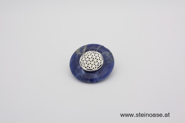 Donut Halter 40mm  Blume d.L.    925 Silber